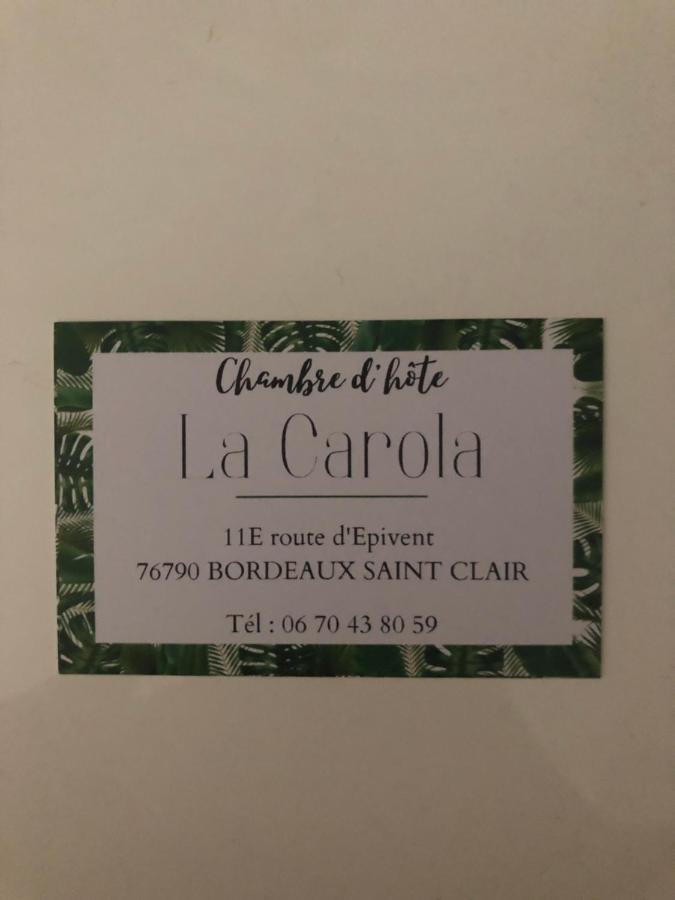 La Carola Bed & Breakfast Bordeaux-Saint-Clair Dış mekan fotoğraf
